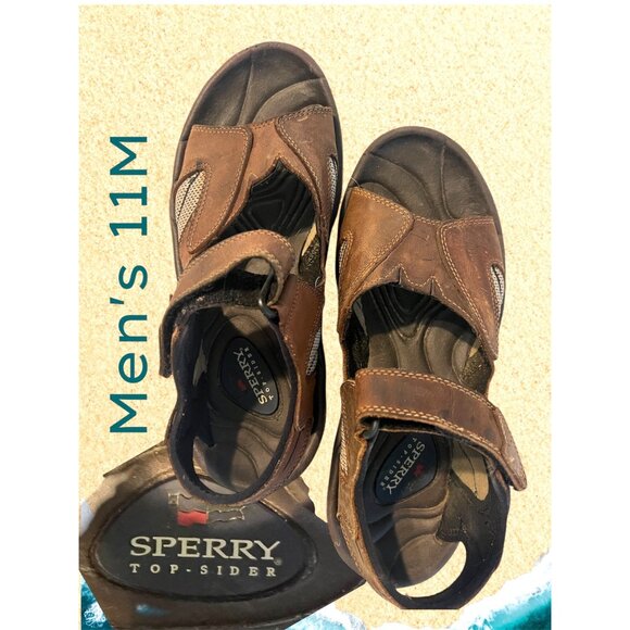 ✅ 3/$20 Sale- Leather Sandals - Great cond. Men's 11M - Picture 1 of 11